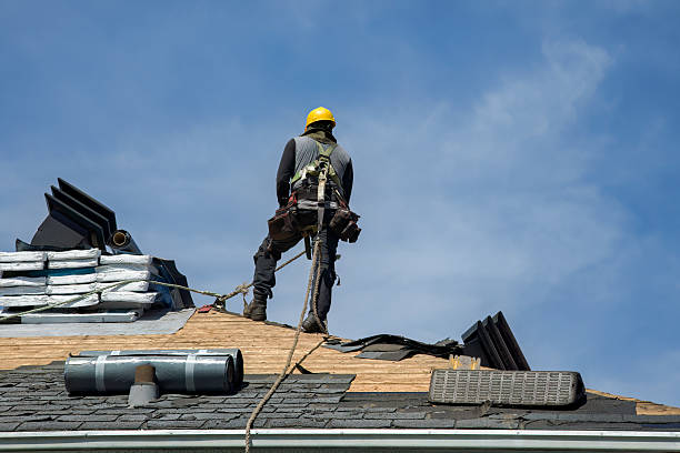 Professional Roof Installation technician working in Edmond, WV